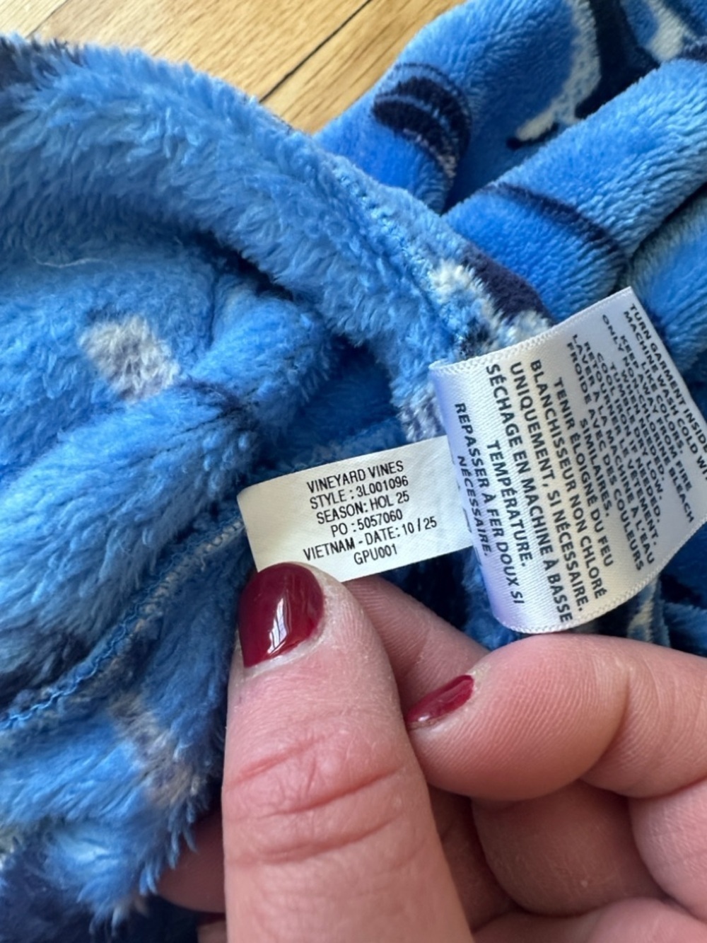 Vineyard Vines Kids Print Fleece Sleep Pants - Picture 5 of 7